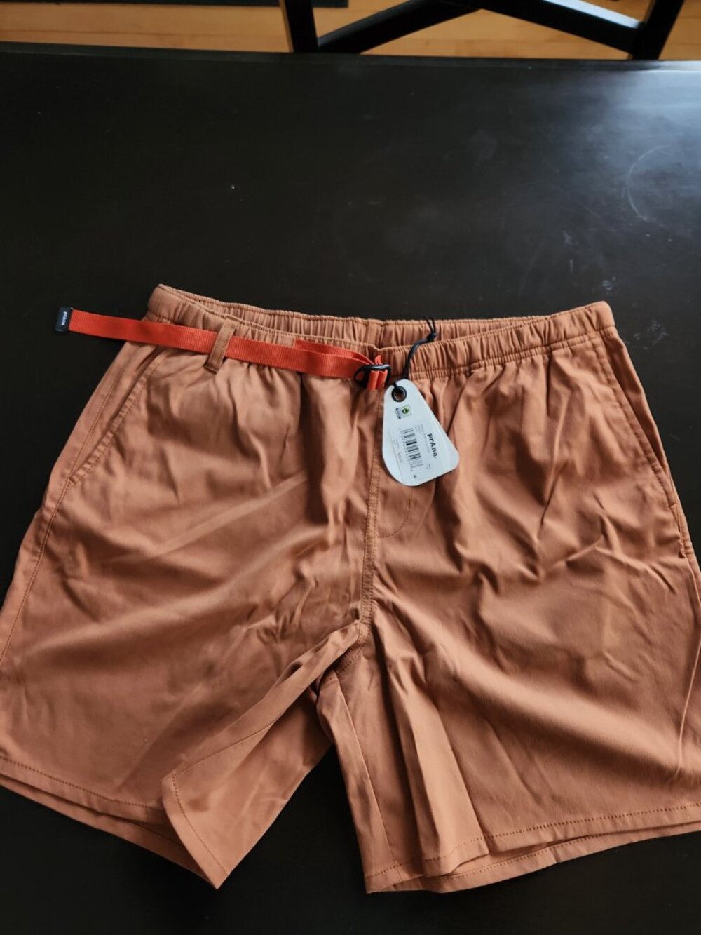 Prana Men's Stretch Zion Pull On Shorts - Tawny Large